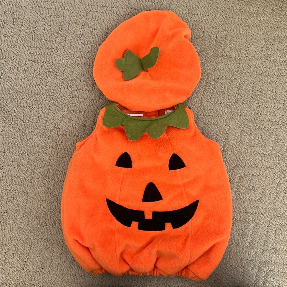 Pottery Barn Kids pumpkin costume